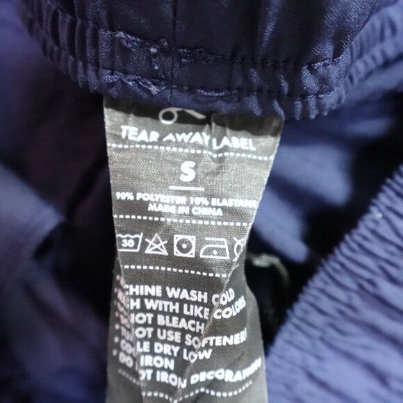 Legends Shorts Small Blue Solid Drawstring Unlined 6" in Perforated - Picture 9 of 14